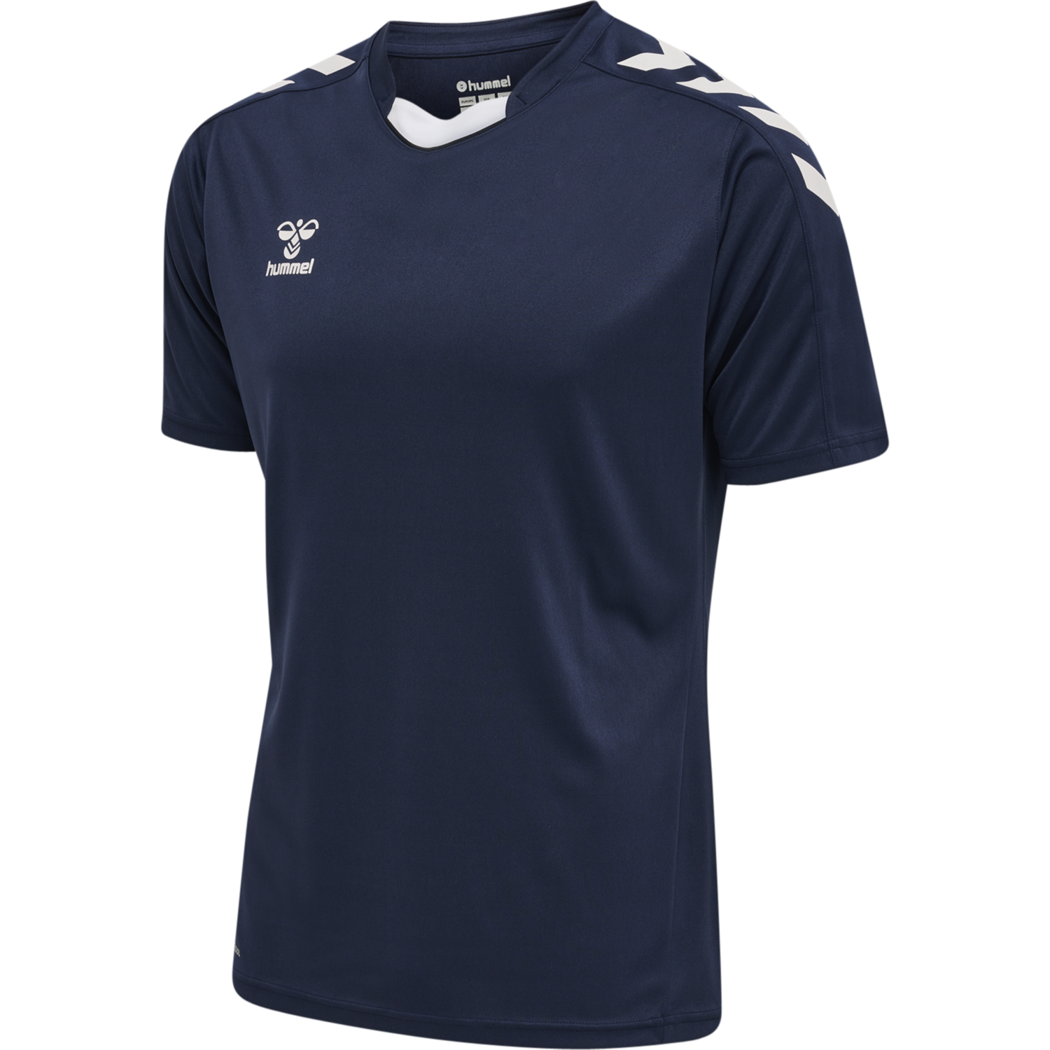 hmlCORE XK POLY JERSEY S/S, MARINE, packshot