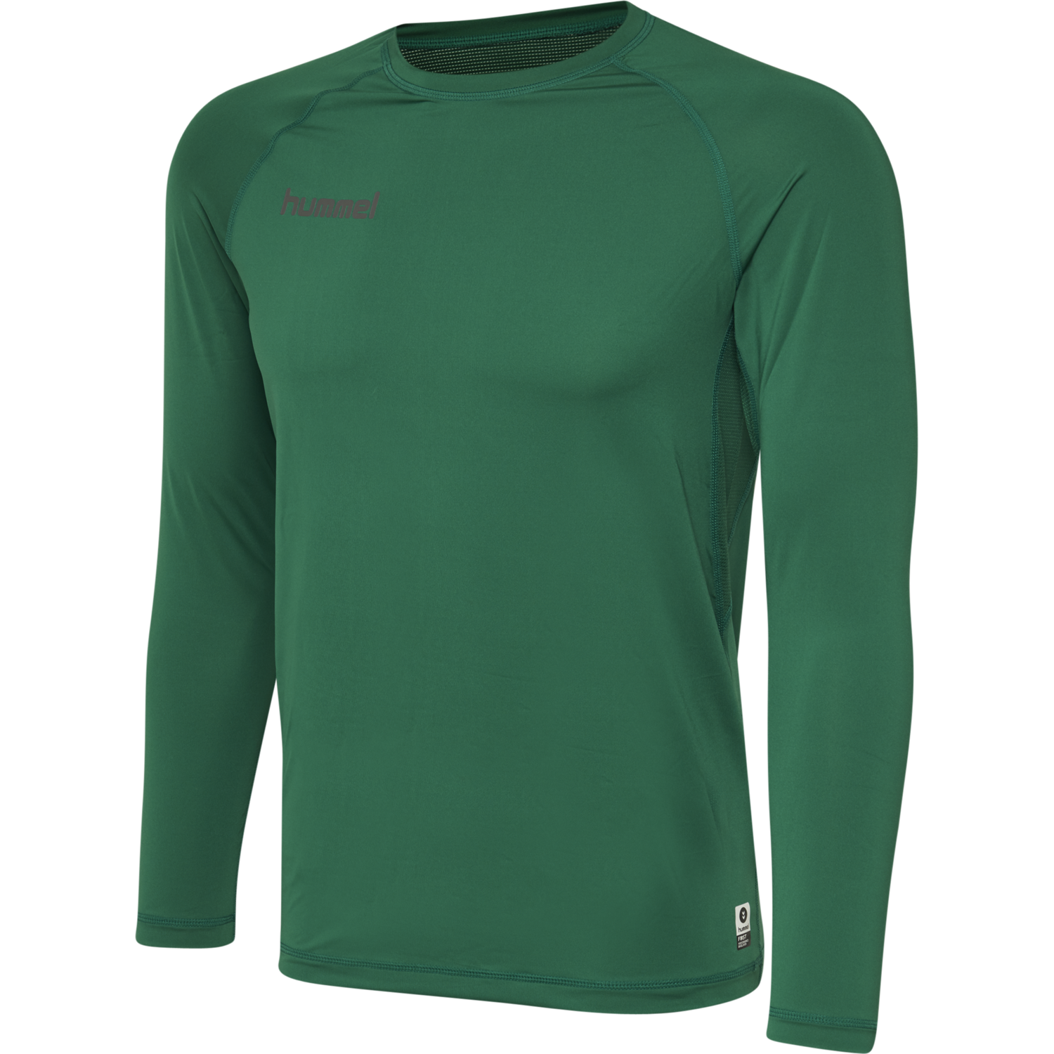 HUMMEL FIRST PERFORMANCE JERSEY L/S, EVERGREEN, packshot