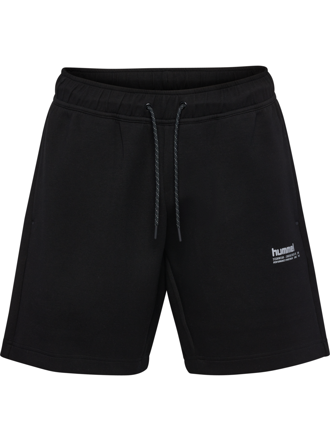 hmlTECH FLEECE SHORTS, BLACK, packshot