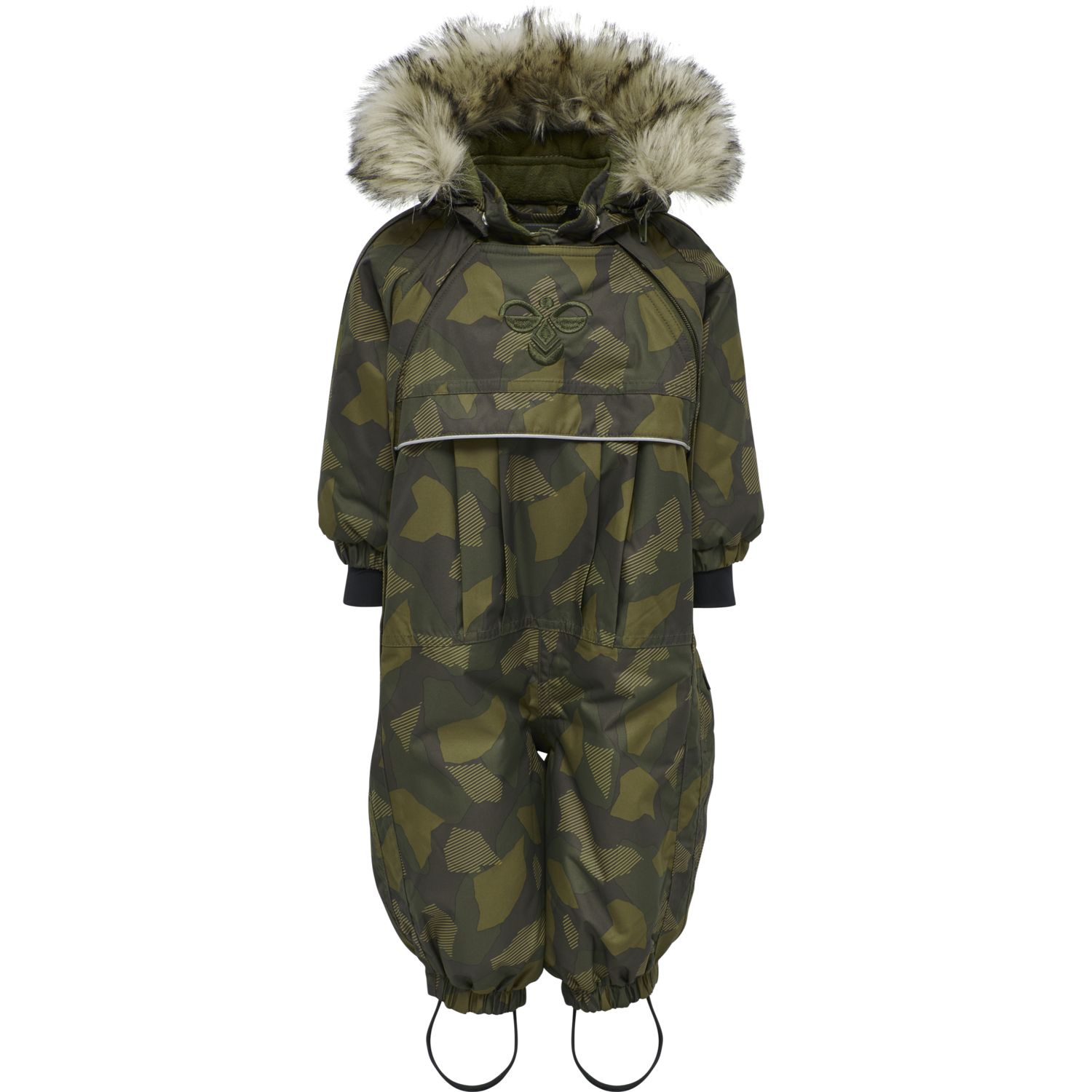 hmlMOON SNOWSUIT, OLIVE NIGHT/ECRU OLIVE, packshot