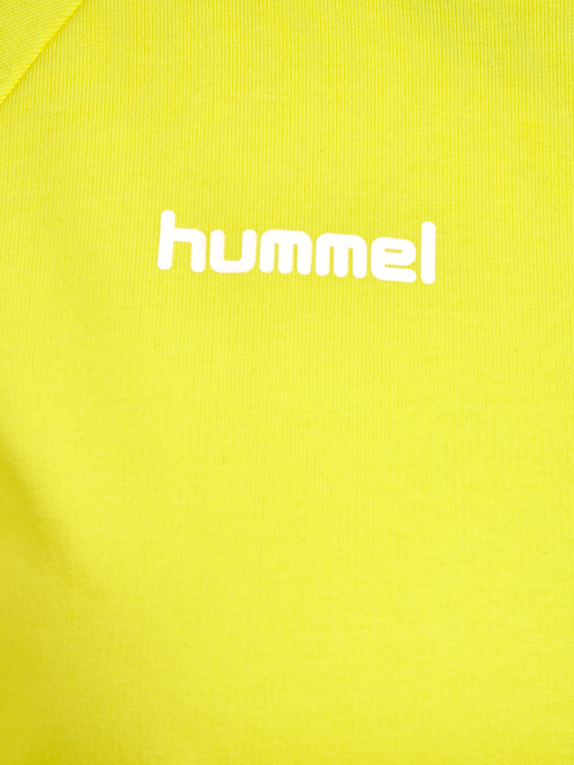 HUMMEL GO COTTON HOODIE WOMAN, BLAZING YELLOW, packshot