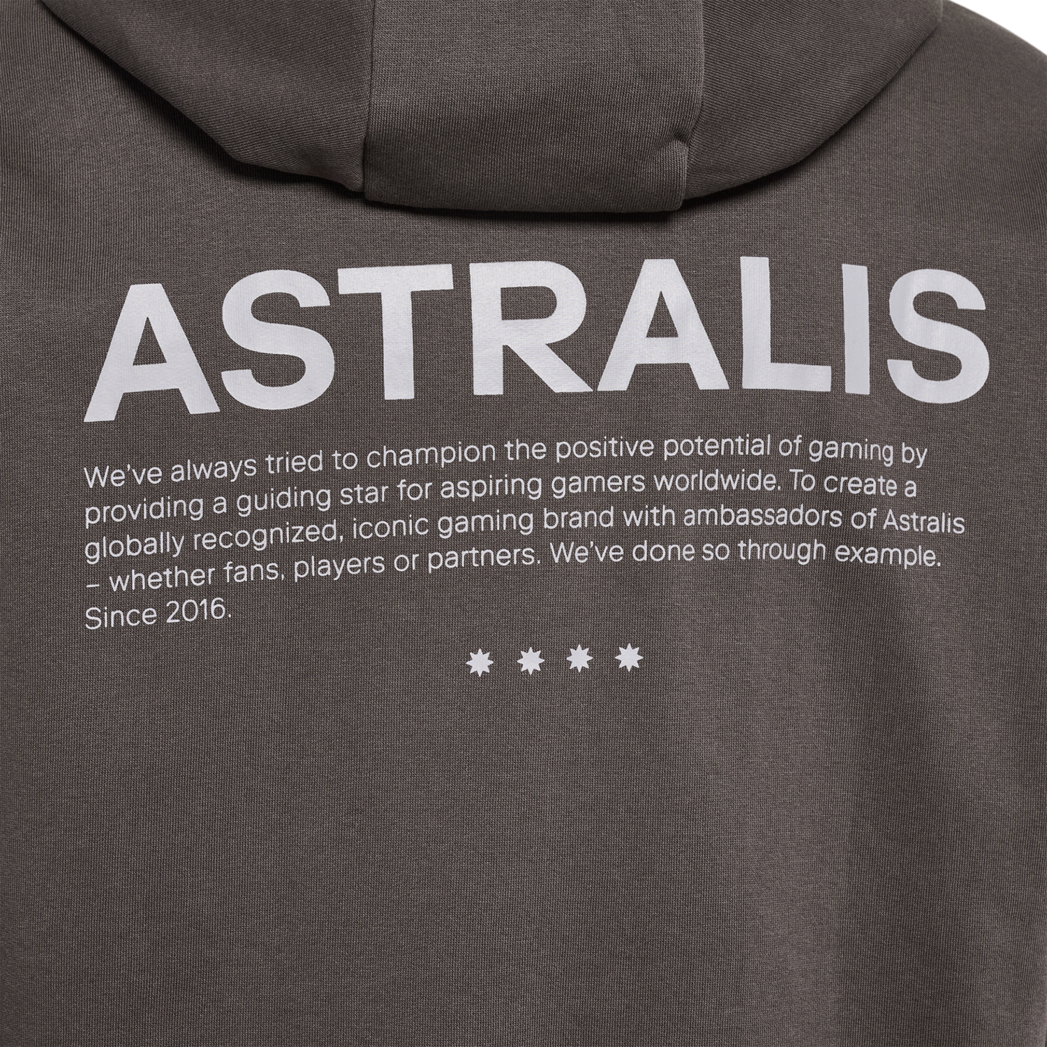 ASTRALIS 24 FAN LOOSE HOODIE, RAVEN, packshot