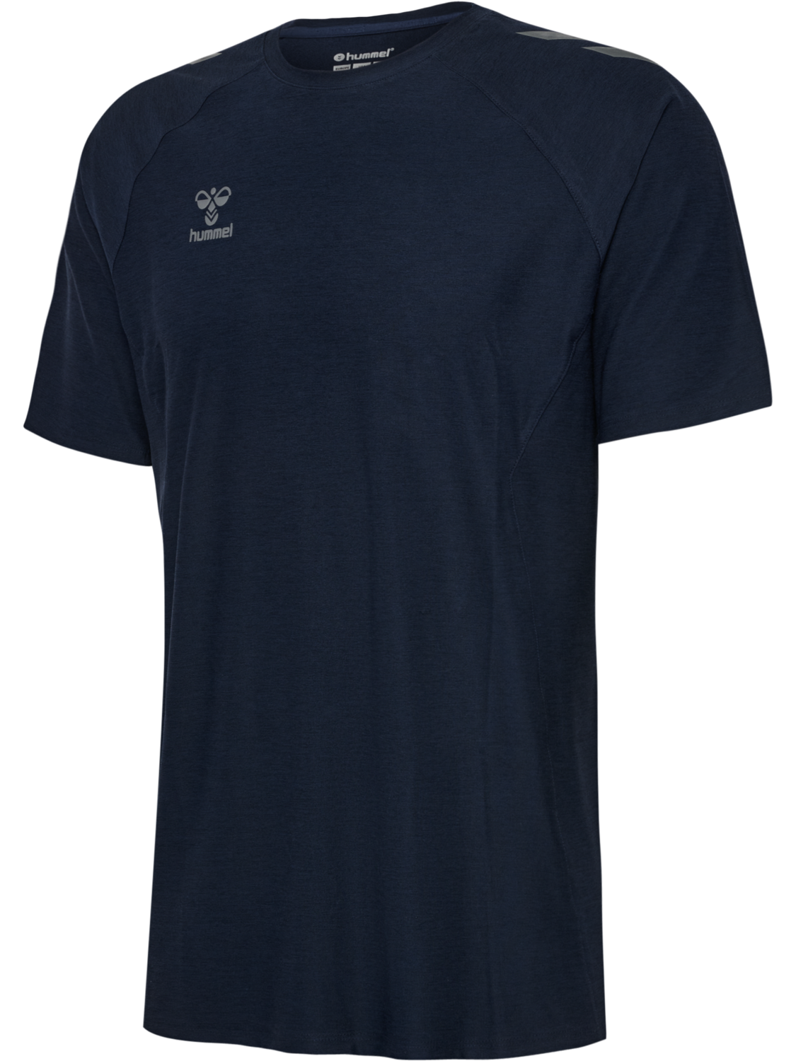 hmlCIMA 2.0 JERSEY S/S, MARINE MELANGE, packshot