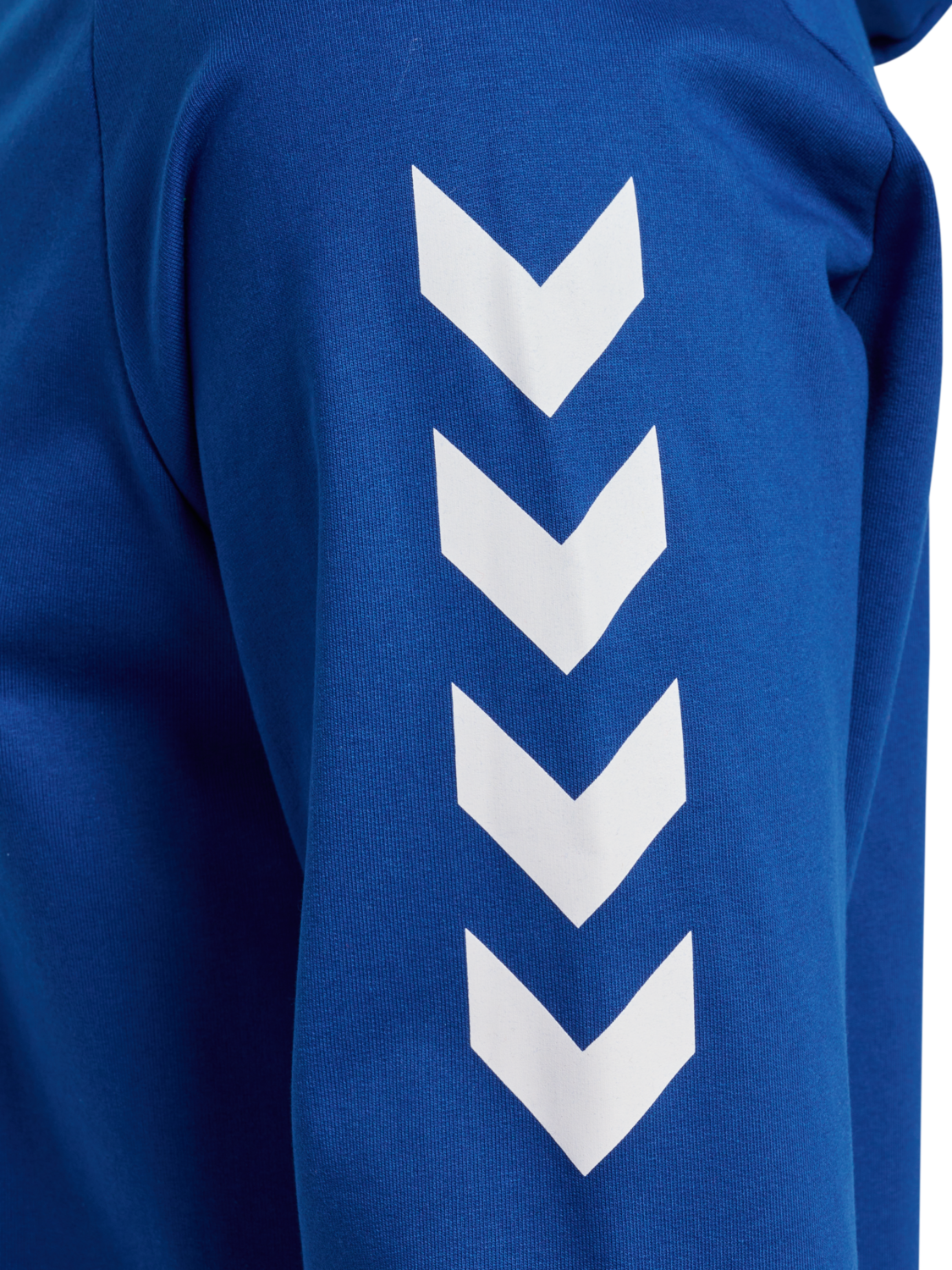 HUMMEL GO COTTON HOODIE, TRUE BLUE, packshot