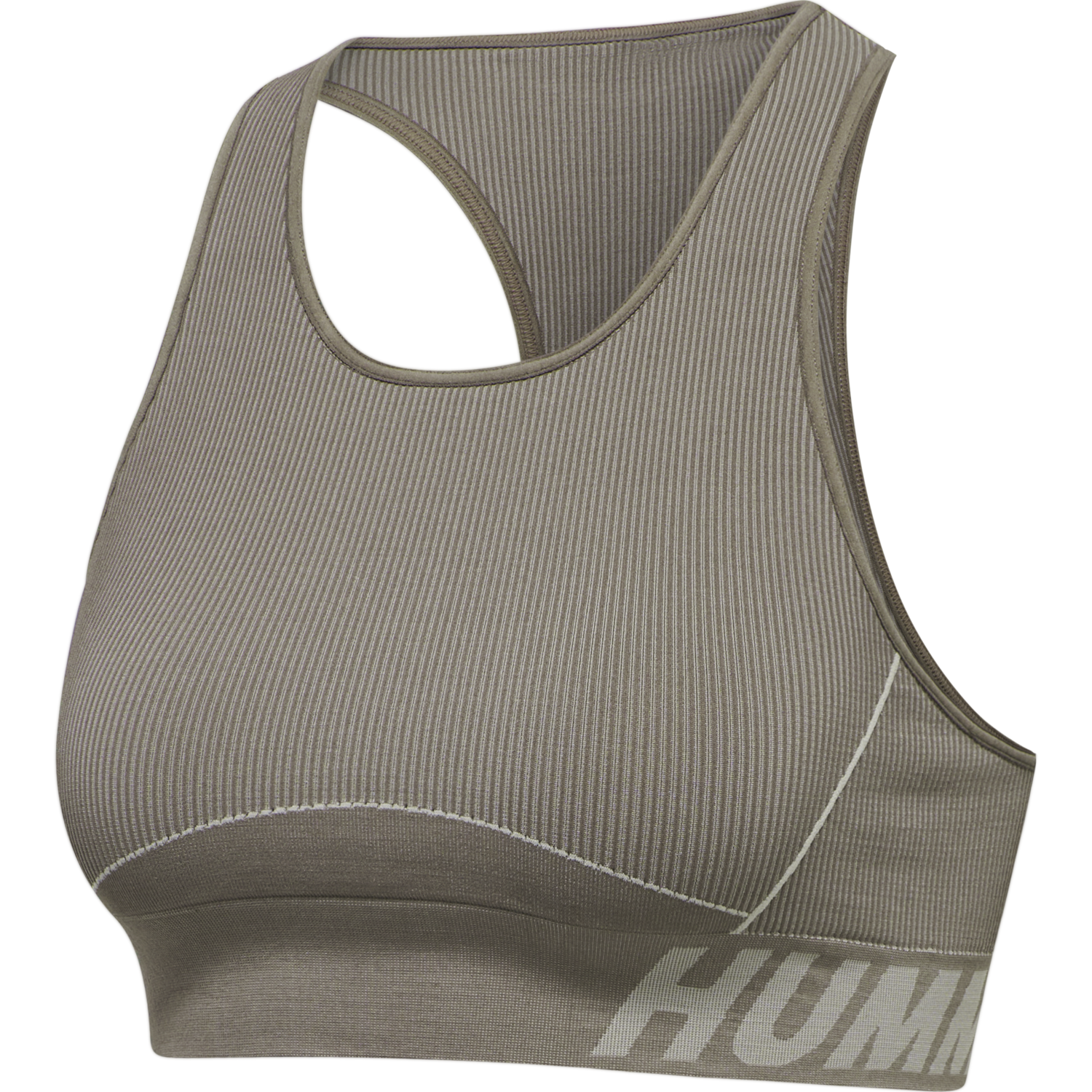 hmlTE CHRISTEL SEAMLESS SPORTS TOP, CHATEAU GRAY/DRIFTWOOD MELANGE, packshot