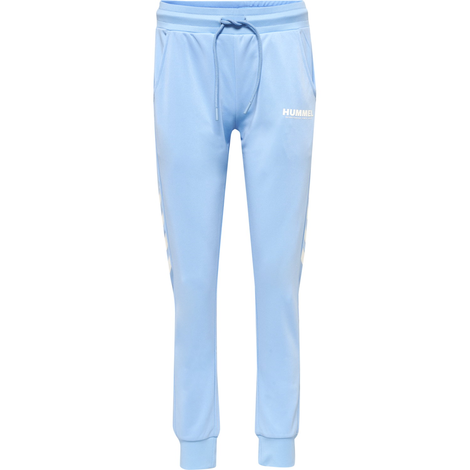 hmlLEGACY POLY WOMAN REGULAR PANTS, PLACID BLUE, packshot