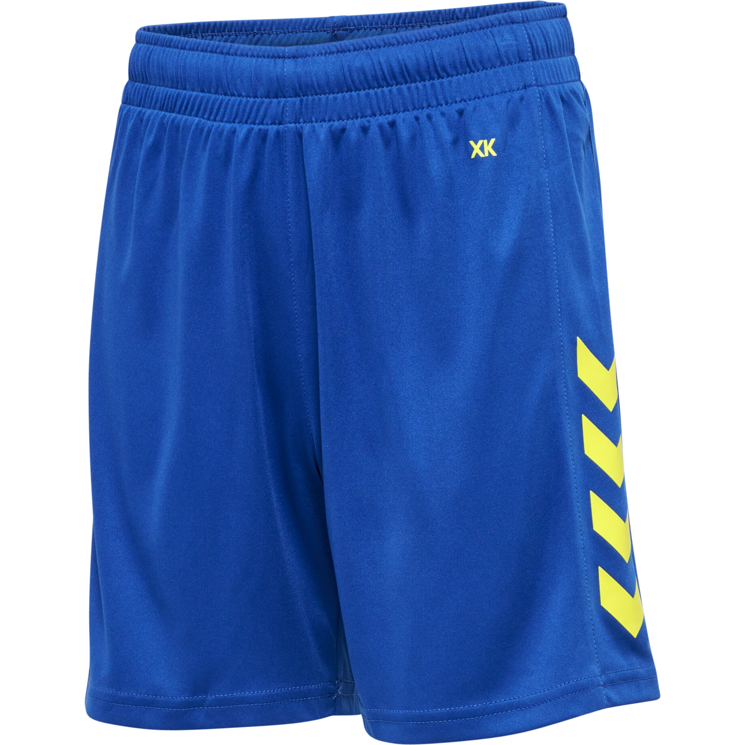hmlCORE XK POLY SHORTS KIDS, TRUE BLUE/BLAZING YELLOW, packshot