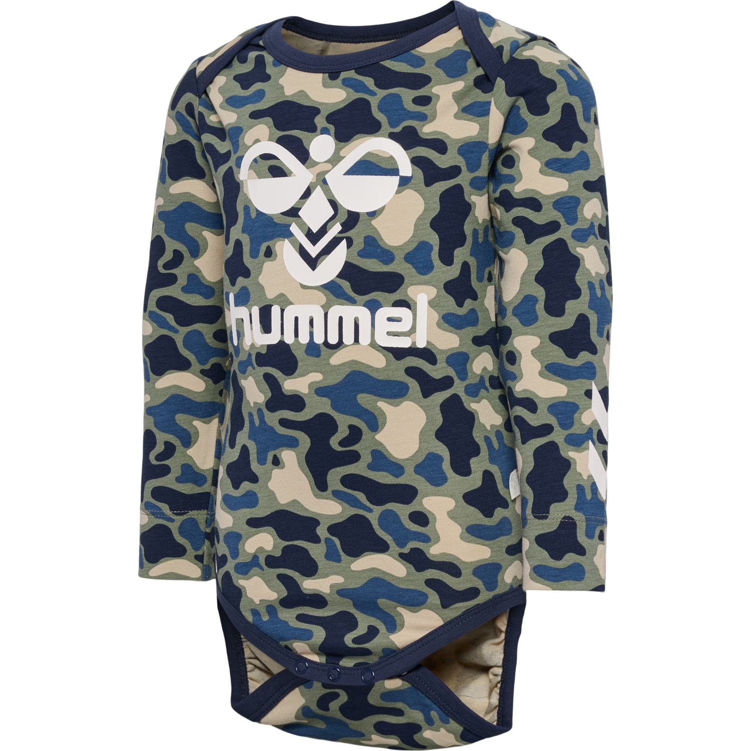 hmlSTEEN AOP BODY L/S, VETIVER, packshot