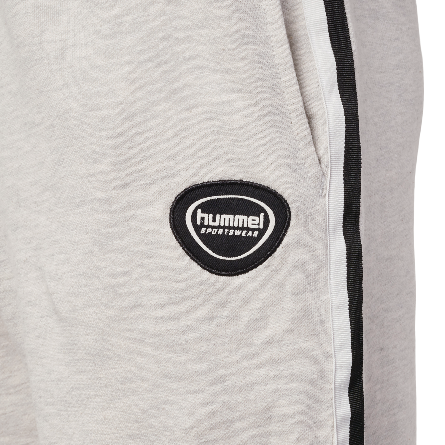 hmlLGC MARK SWEATPANTS, TOFU MELANGE, packshot