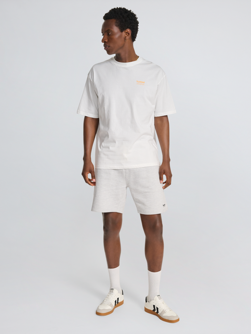 hmlLOOSE T-SHIRT S/S HSW FOOTBALL, BLANC DE BLANC, model