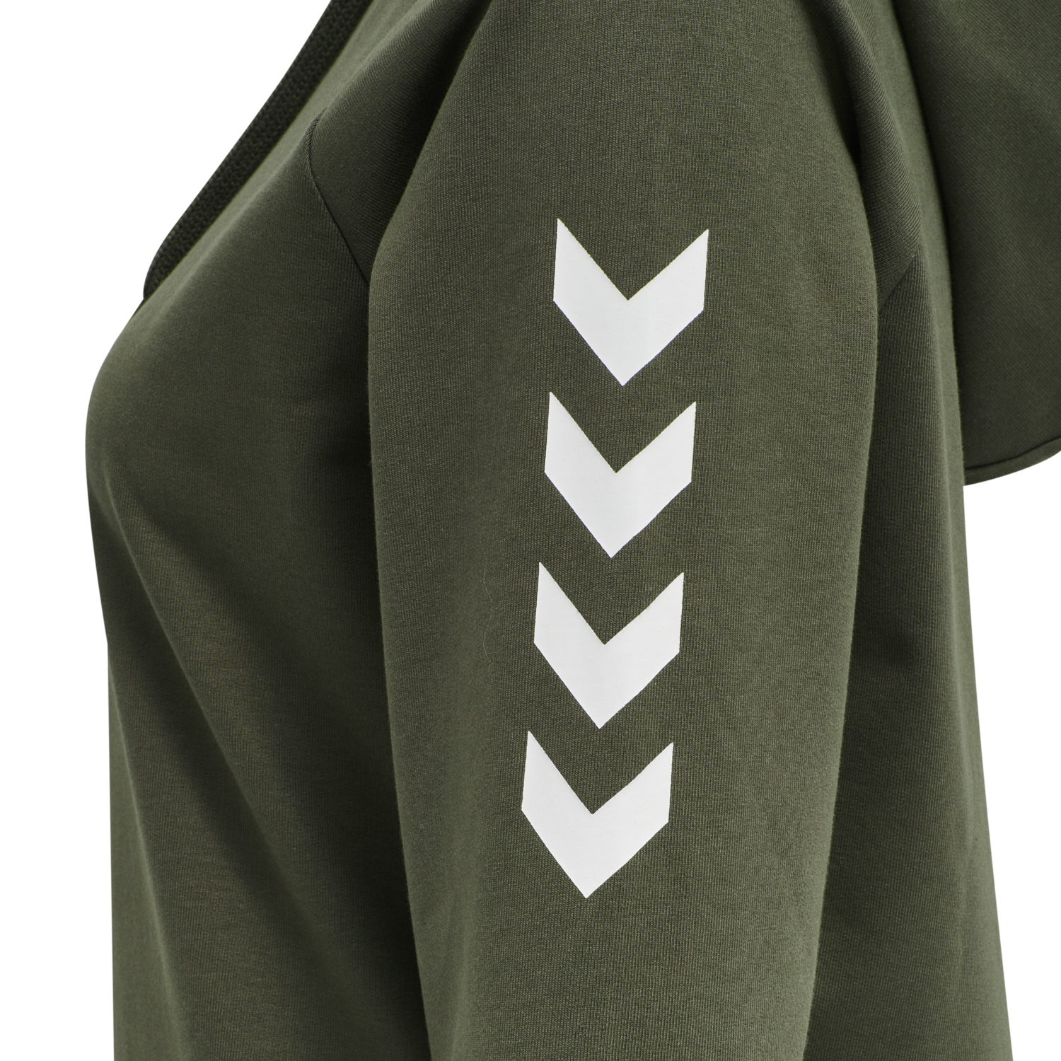 HUMMEL GO COTTON HOODIE WOMAN, GRAPE LEAF, packshot