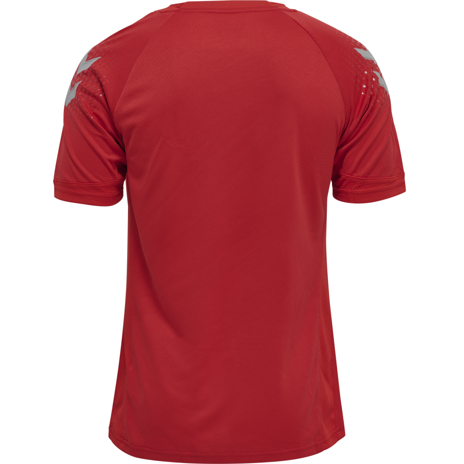 hmlLEAD S/S POLY JERSEY, TRUE RED, packshot