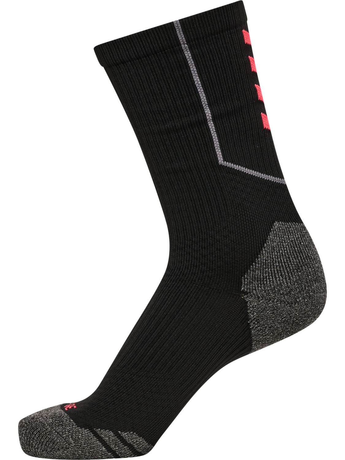 hmlBLAZE PRO TRAINING SOCKS LOW, BLACK/ORANGE, packshot