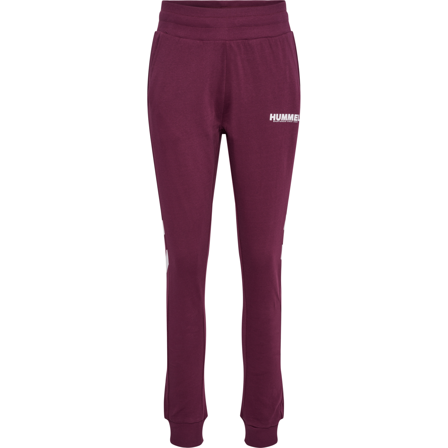 hmlLEGACY WOMAN TAPERED PANTS, GRAPE WINE, packshot