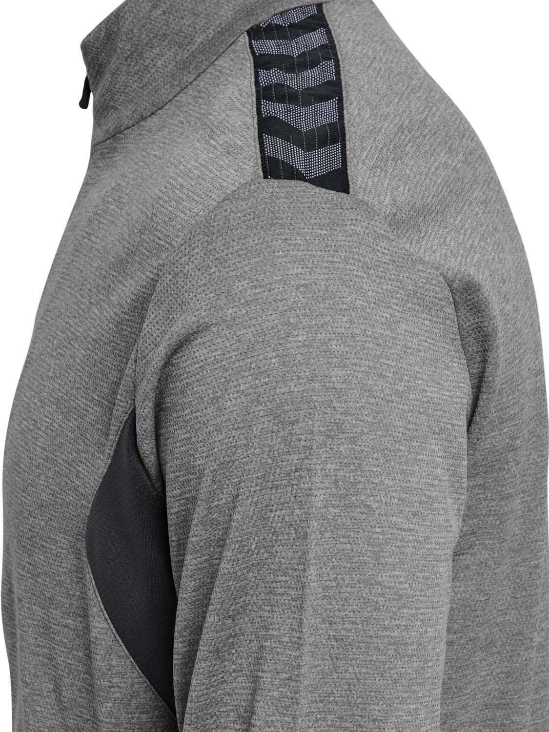 hmlAUTHENTIC PL ZIP JACKET, GREY MELANGE, packshot