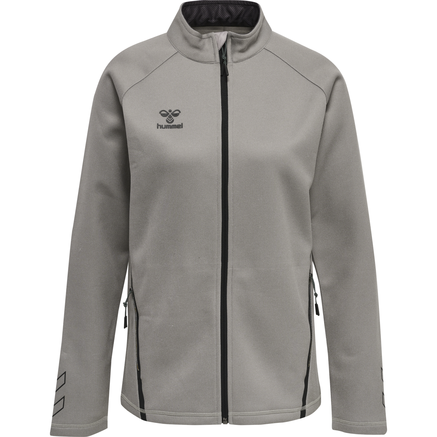 hmlCIMA XK ZIP JACKET WOMAN, GREY MELANGE, packshot
