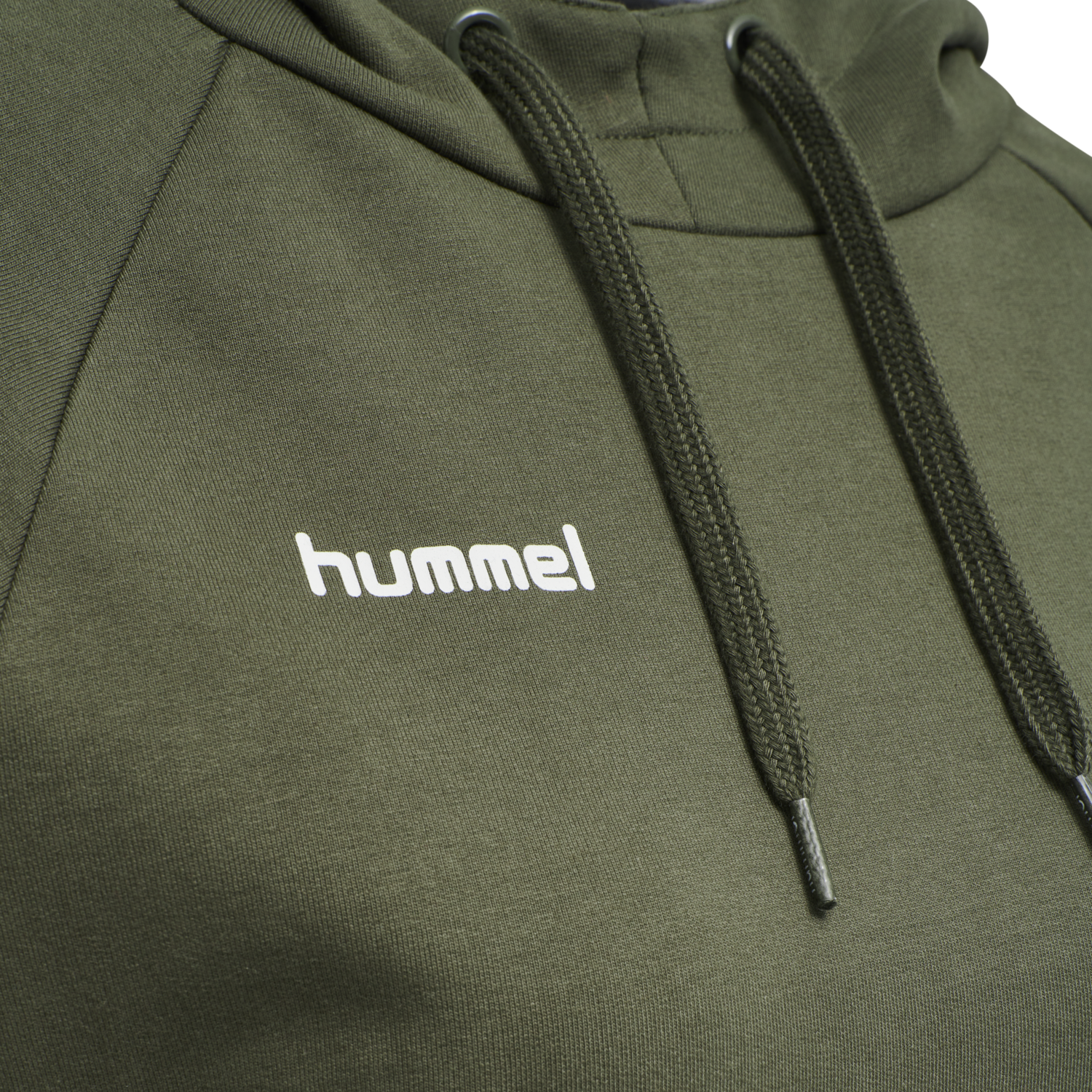 HUMMEL GO COTTON HOODIE WOMAN, GRAPE LEAF, packshot