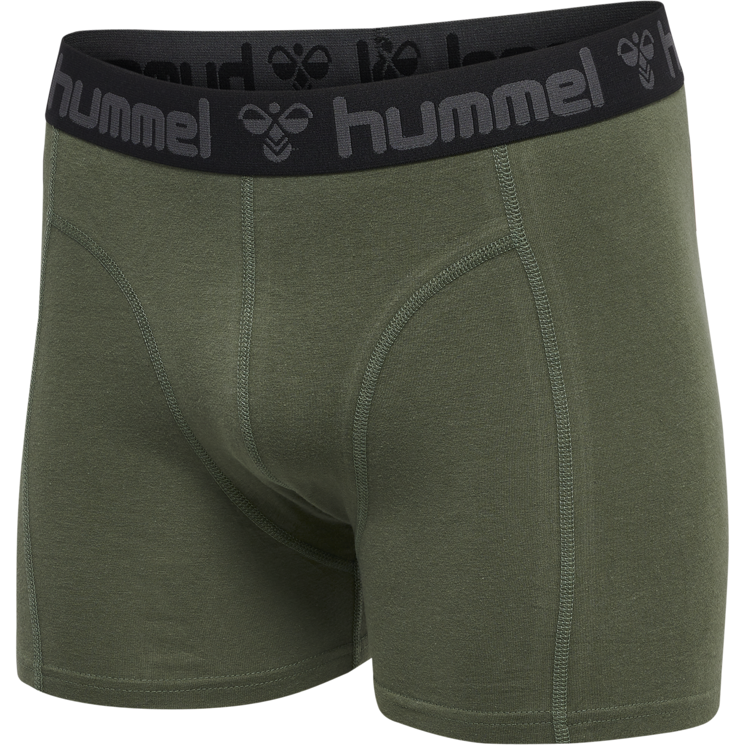 hmlMARSTON 4-PACK BOXERS, BLACK/THYME, packshot