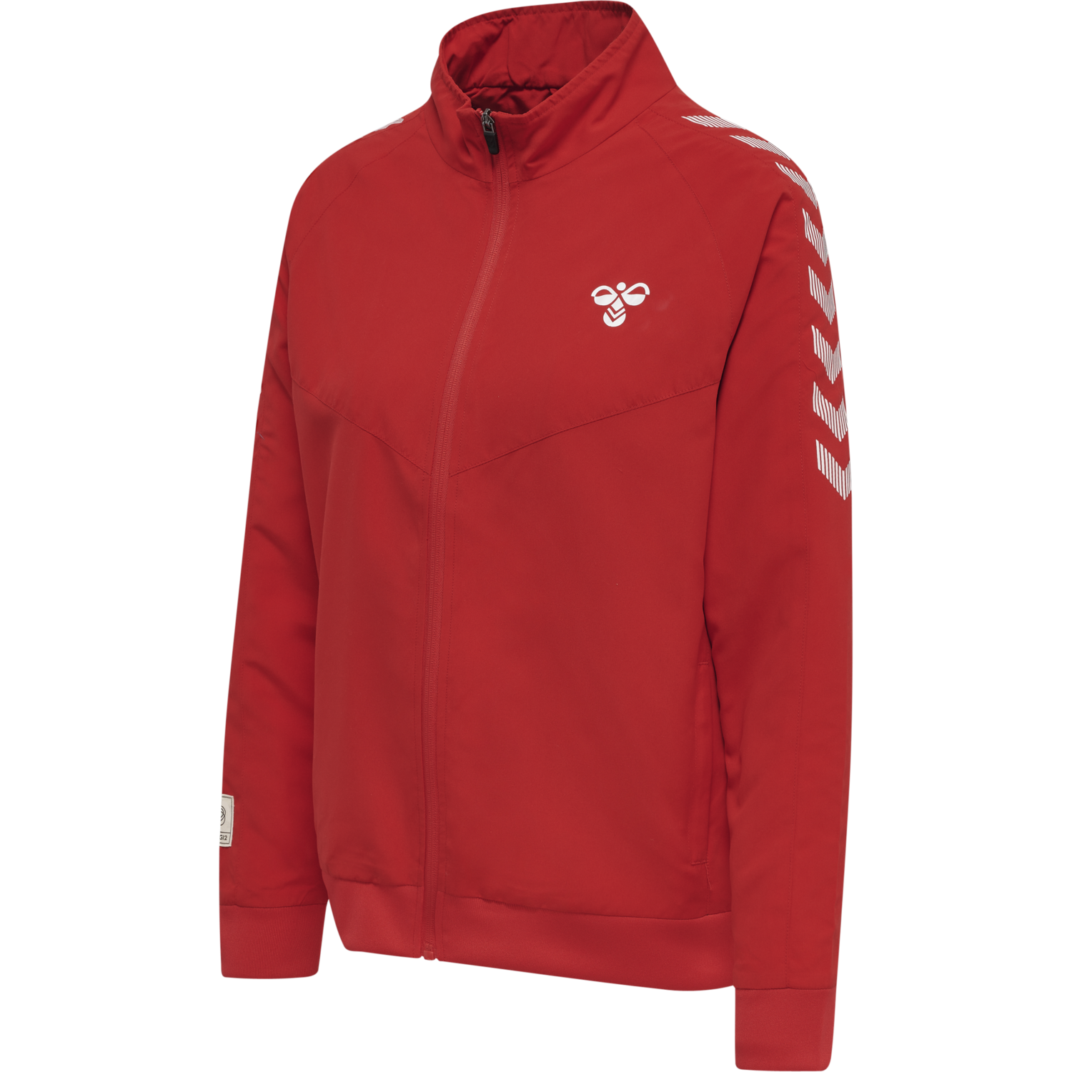 hmlGG12 TRACK JACKET WOMAN, AURA ORANGE, packshot