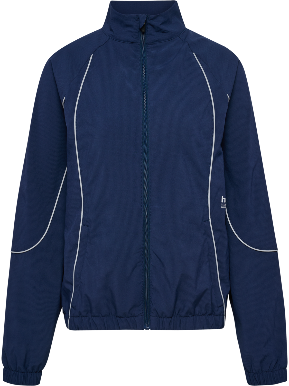 hmlPULSE WOVEN W ZIP THROUGH, DRESS BLUES, packshot