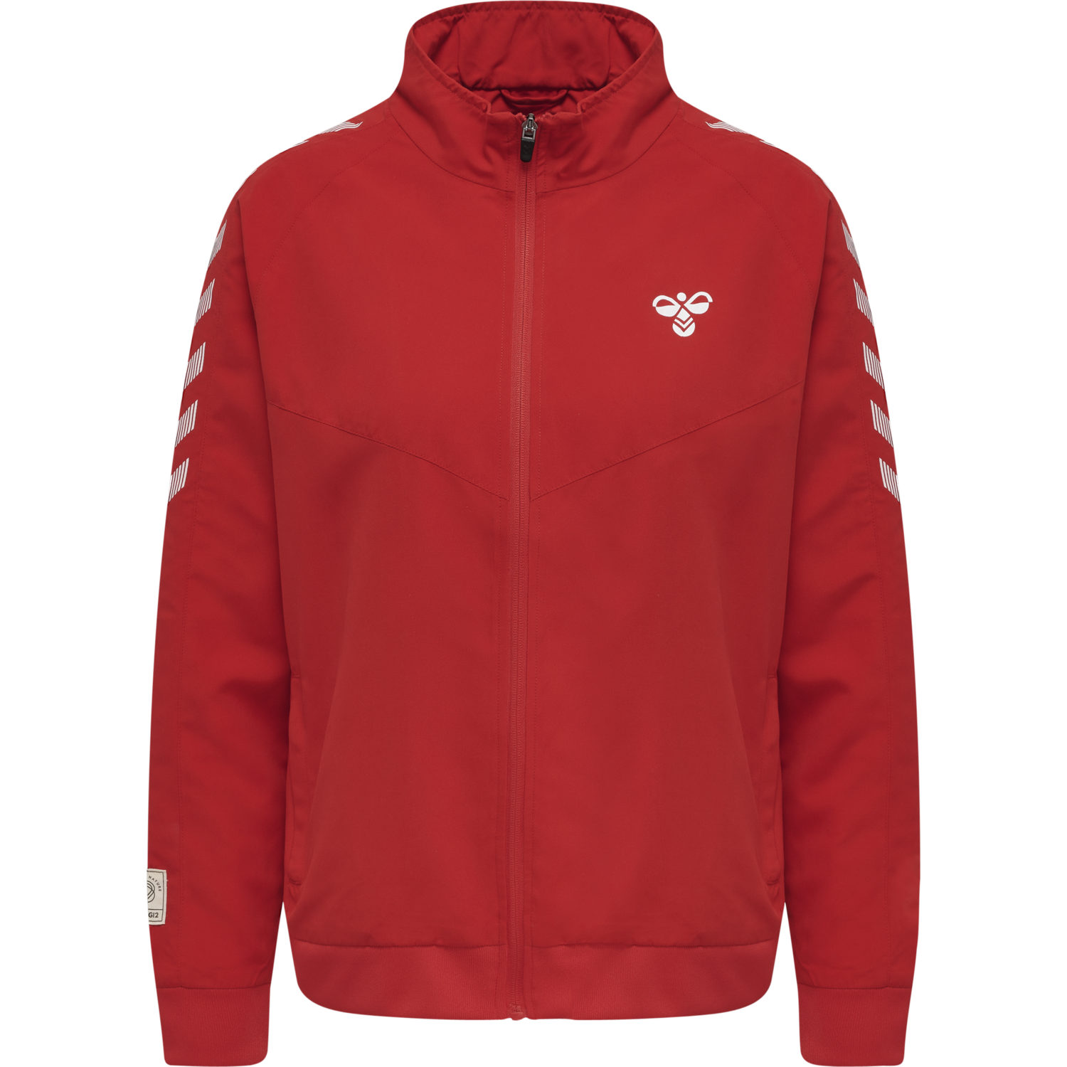 hmlGG12 TRACK JACKET WOMAN, AURA ORANGE, packshot