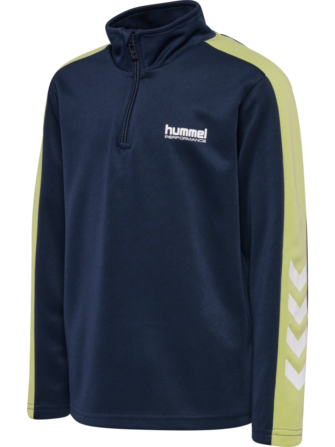 hmlJR GOAL HALFZIP, DRESS BLUES, packshot