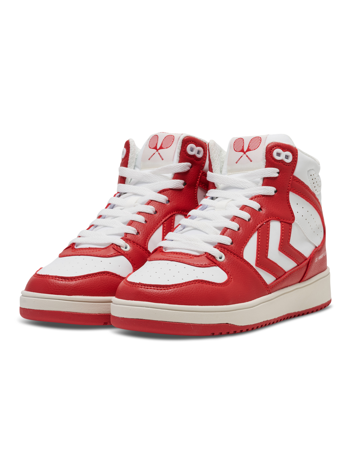 ST. POWER PLAY MID RT, WHITE/RED, packshot