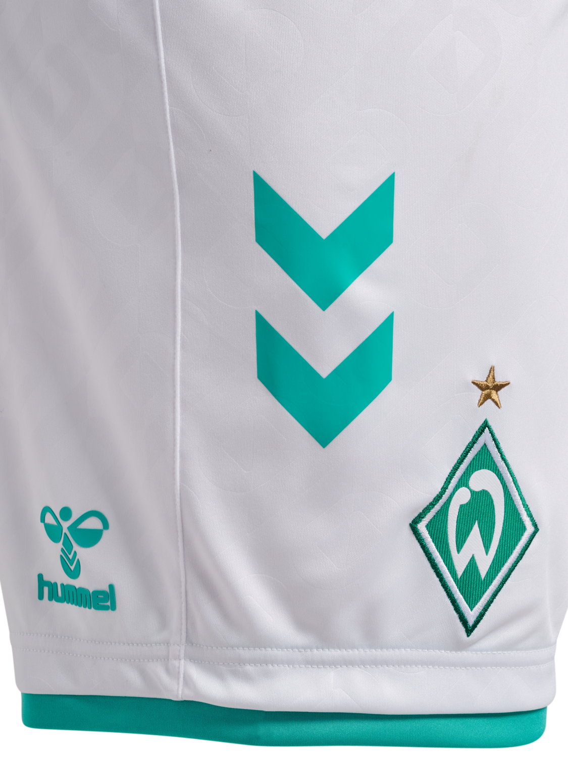 WER 23/24 AWAY SHORTS, WHITE, packshot