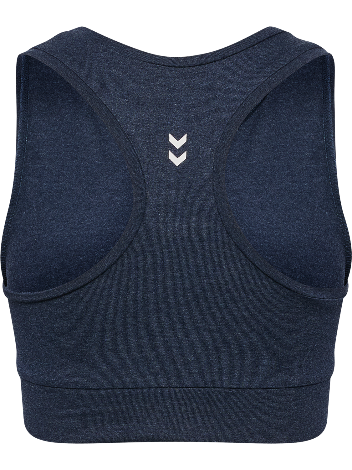 hmlPULSE LOGO LIGHT SUPPORT BRA, DRESS BLUE MELANGE, packshot