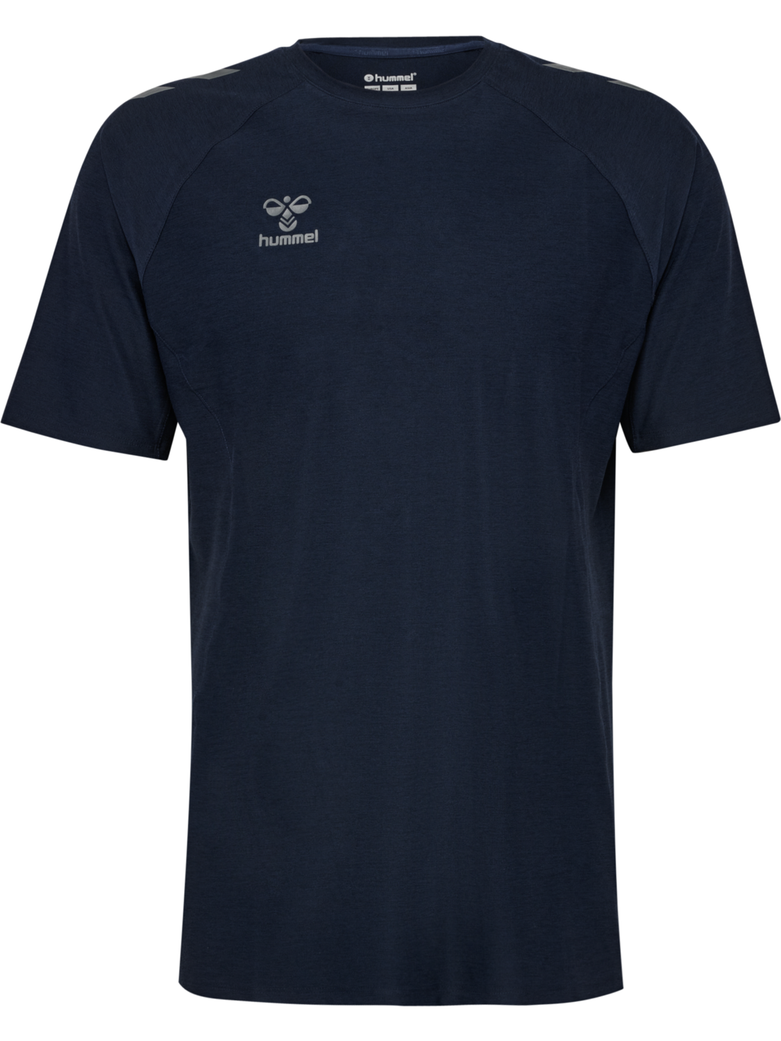 hmlCIMA 2.0 JERSEY S/S, MARINE MELANGE, packshot