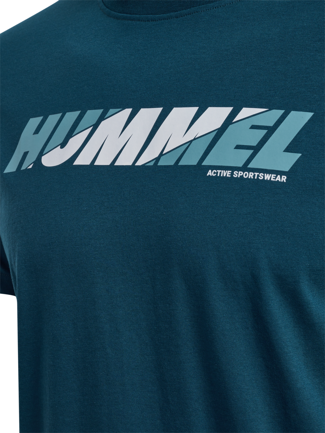 hmlGRAPHIC BOLD LOGO TEE, REFLECTING POND, packshot