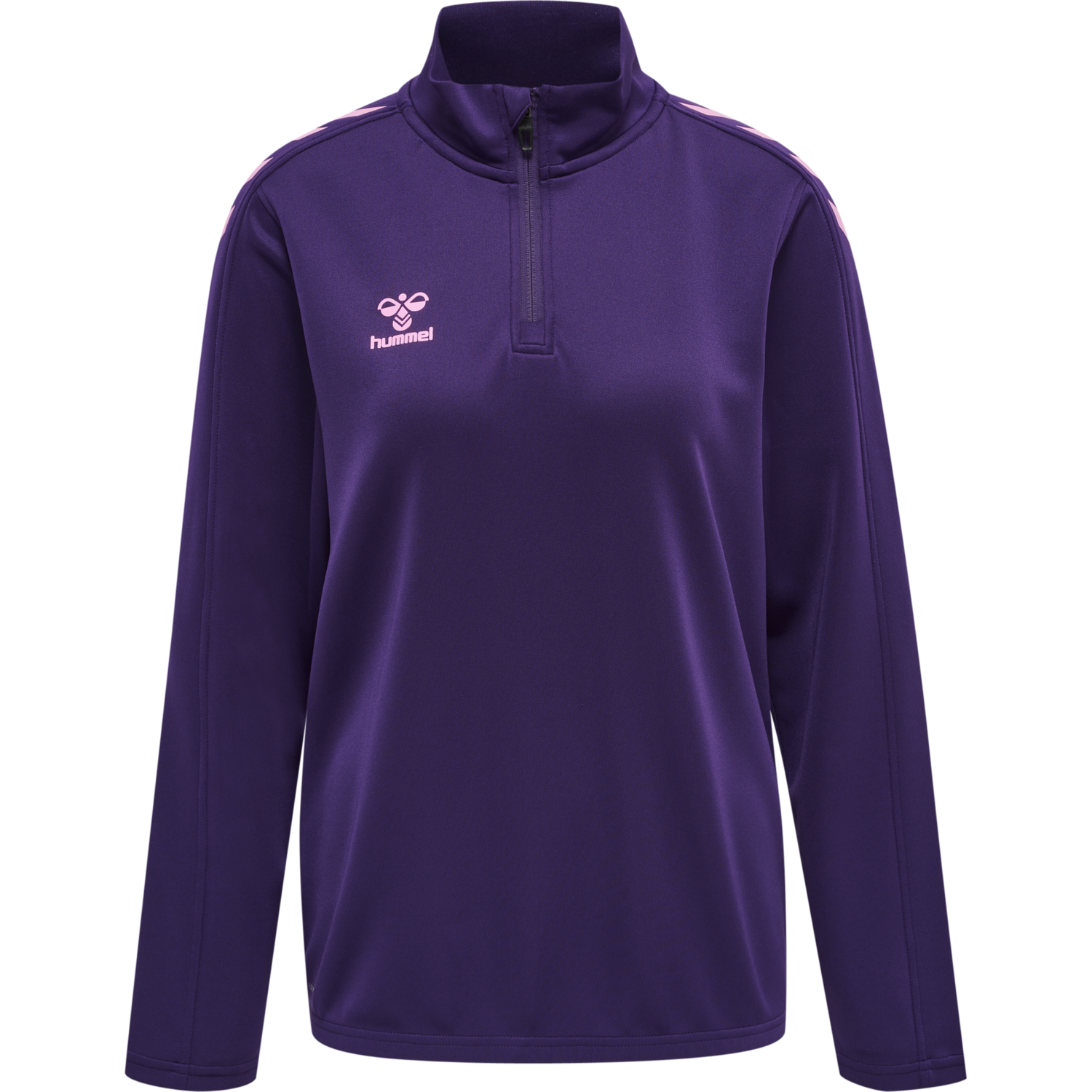 hmlCORE XK HALF ZIP SWEAT WOMAN, ACAI, packshot