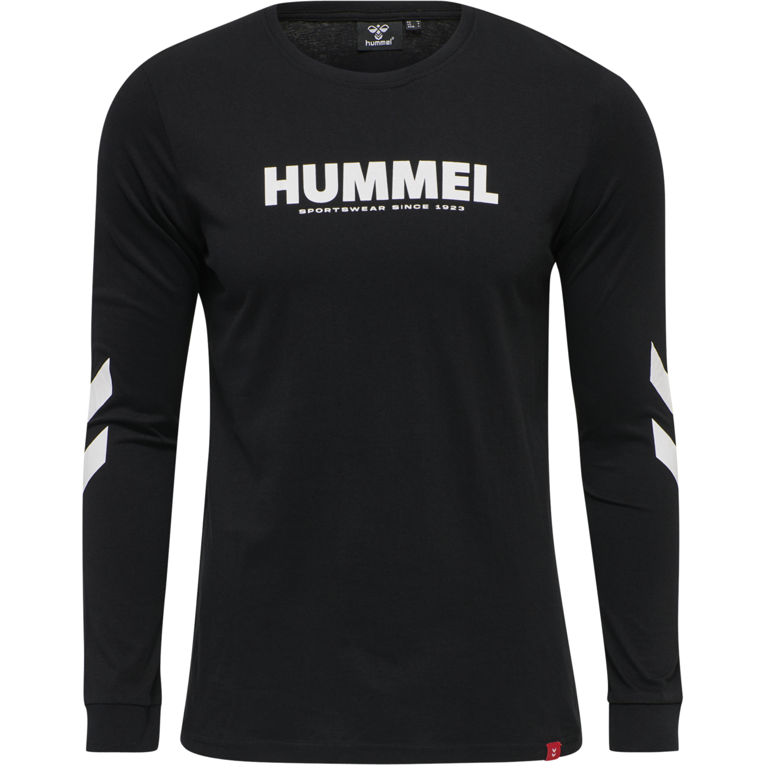 hmlLEGACY T-SHIRT L/S, BLACK, packshot