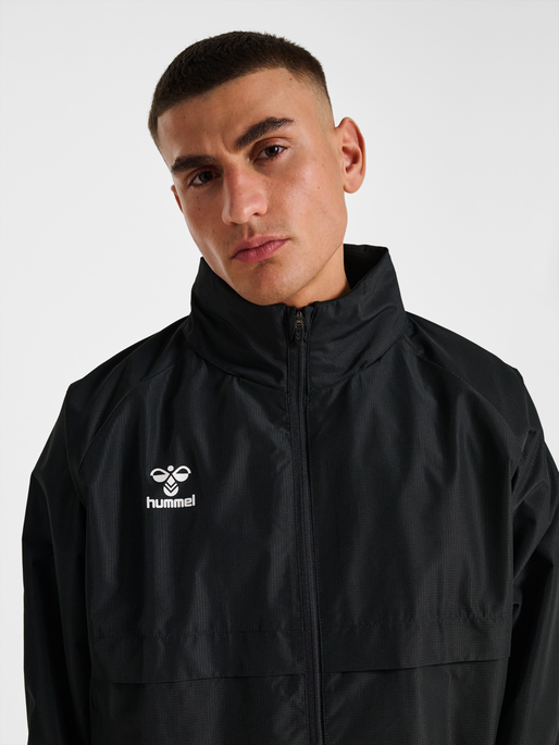 hmlGO SHELL JACKET, BLACK, model