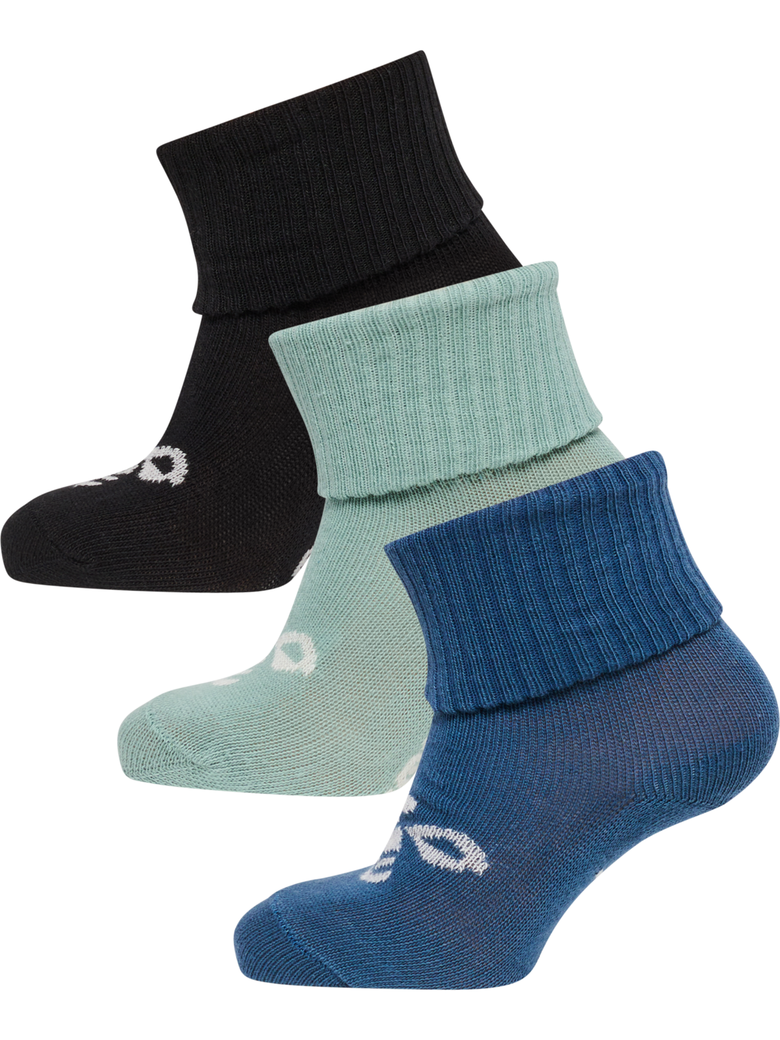SORA 3-PACK SOCK, BLUE SURF, packshot