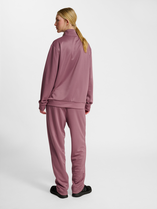 hmlPULSE TRACKSUIT, WISTFUL MAUVE, model