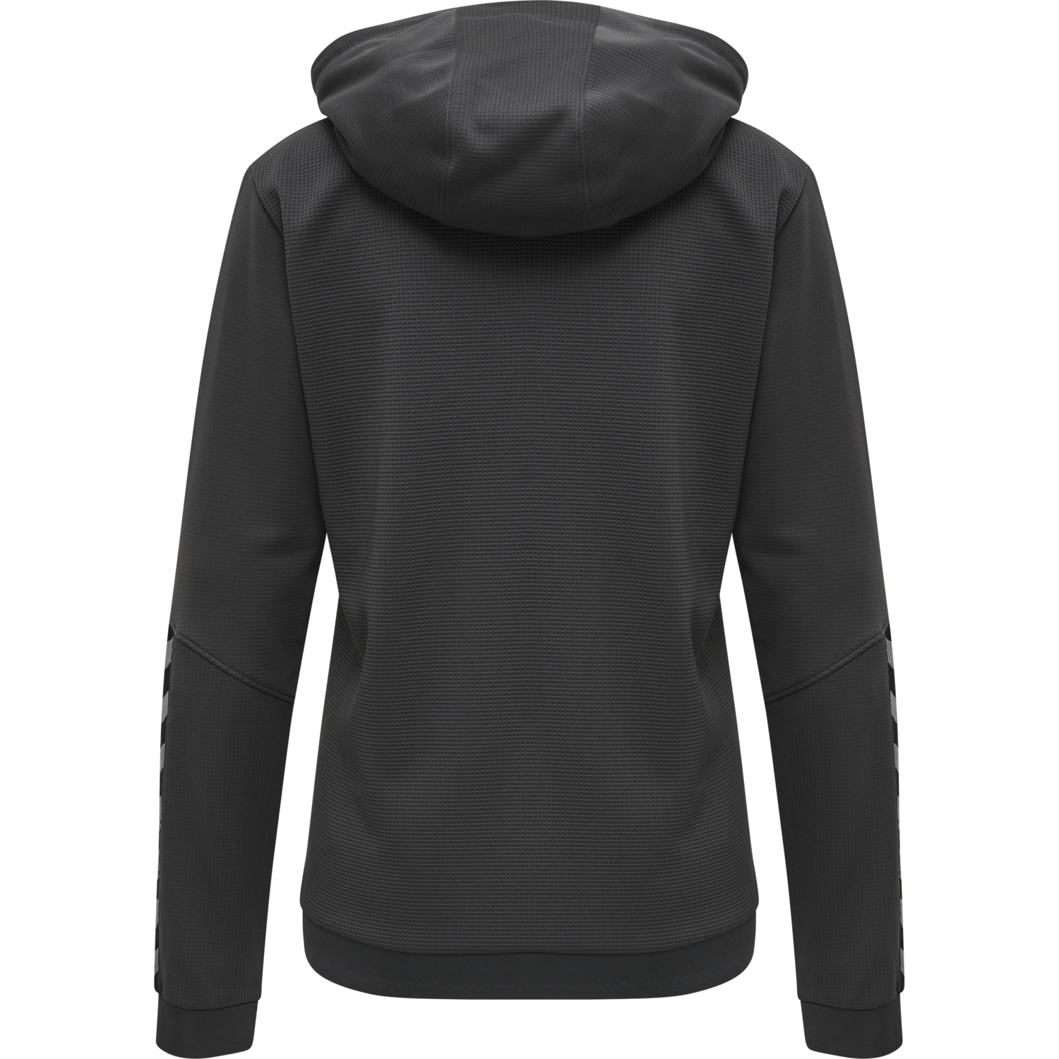 hmlAUTHENTIC POLY HOODIE WOMAN, ASPHALT, packshot