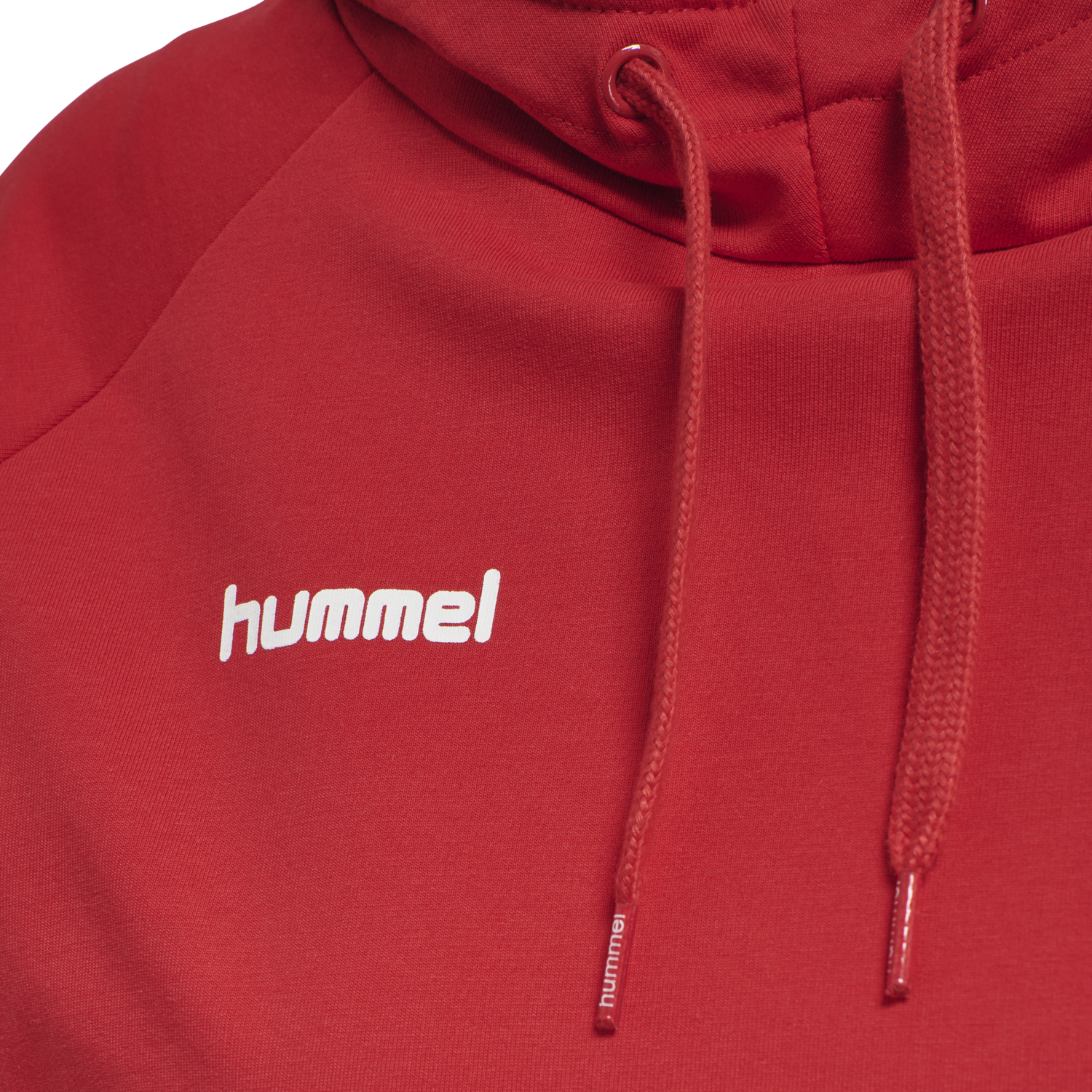 HMLGO COTTON HOODIE WOMAN, TRUE RED, packshot