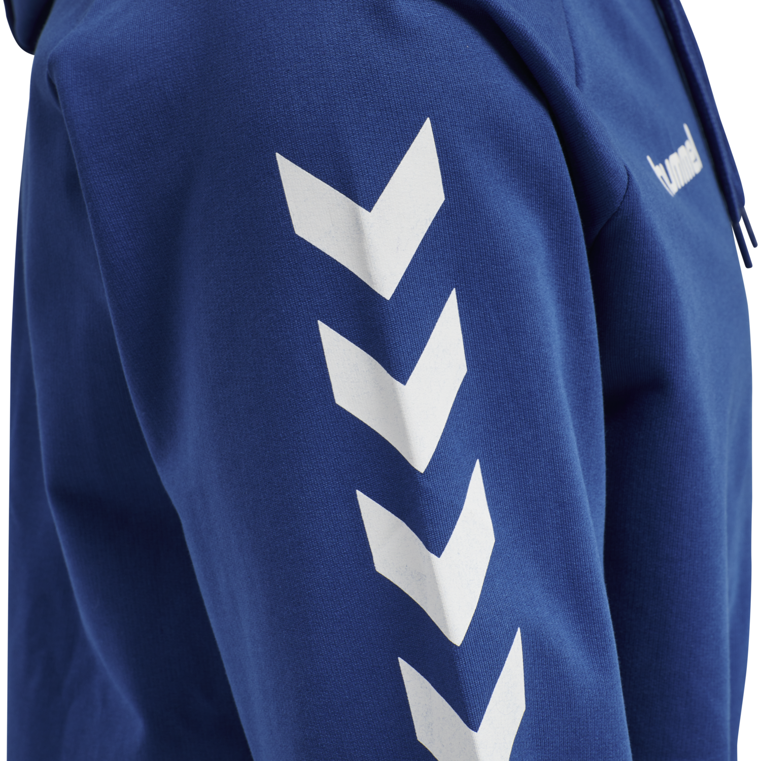 HUMMEL GO COTTON ZIP HOODIE, TRUE BLUE, packshot