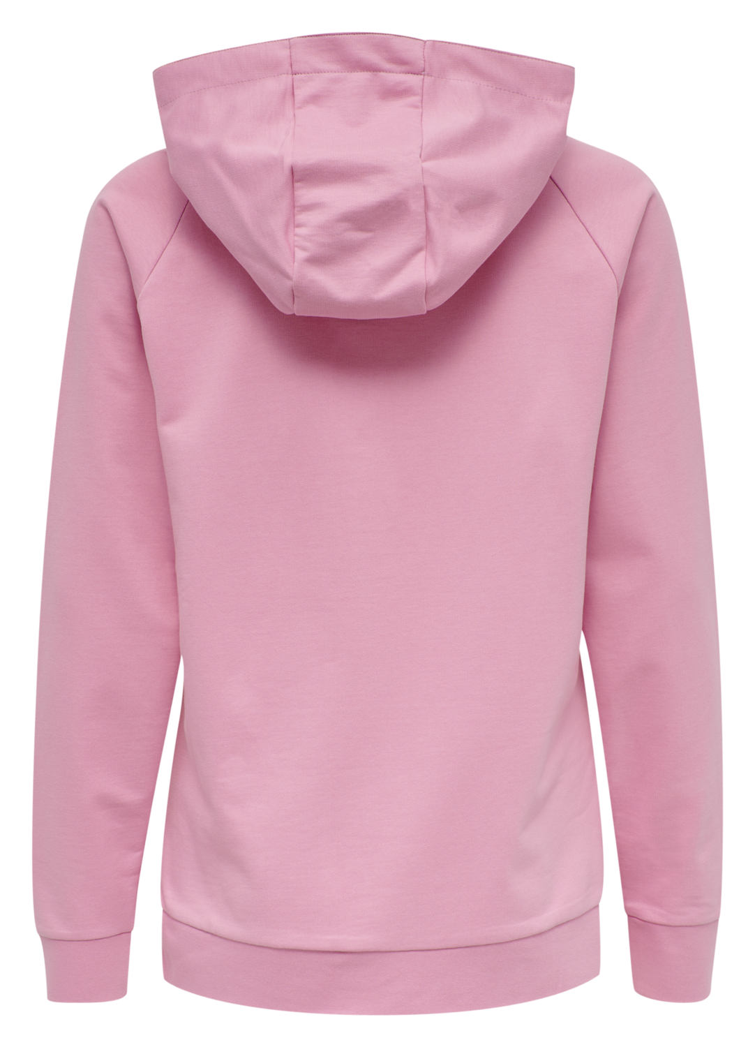 HUMMEL GO COTTON LOGO HOODIE WOMAN, COTTON CANDY, packshot