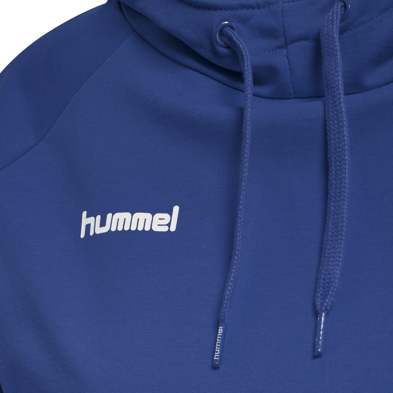 HUMMEL GO COTTON HOODIE WOMAN, TRUE BLUE, packshot