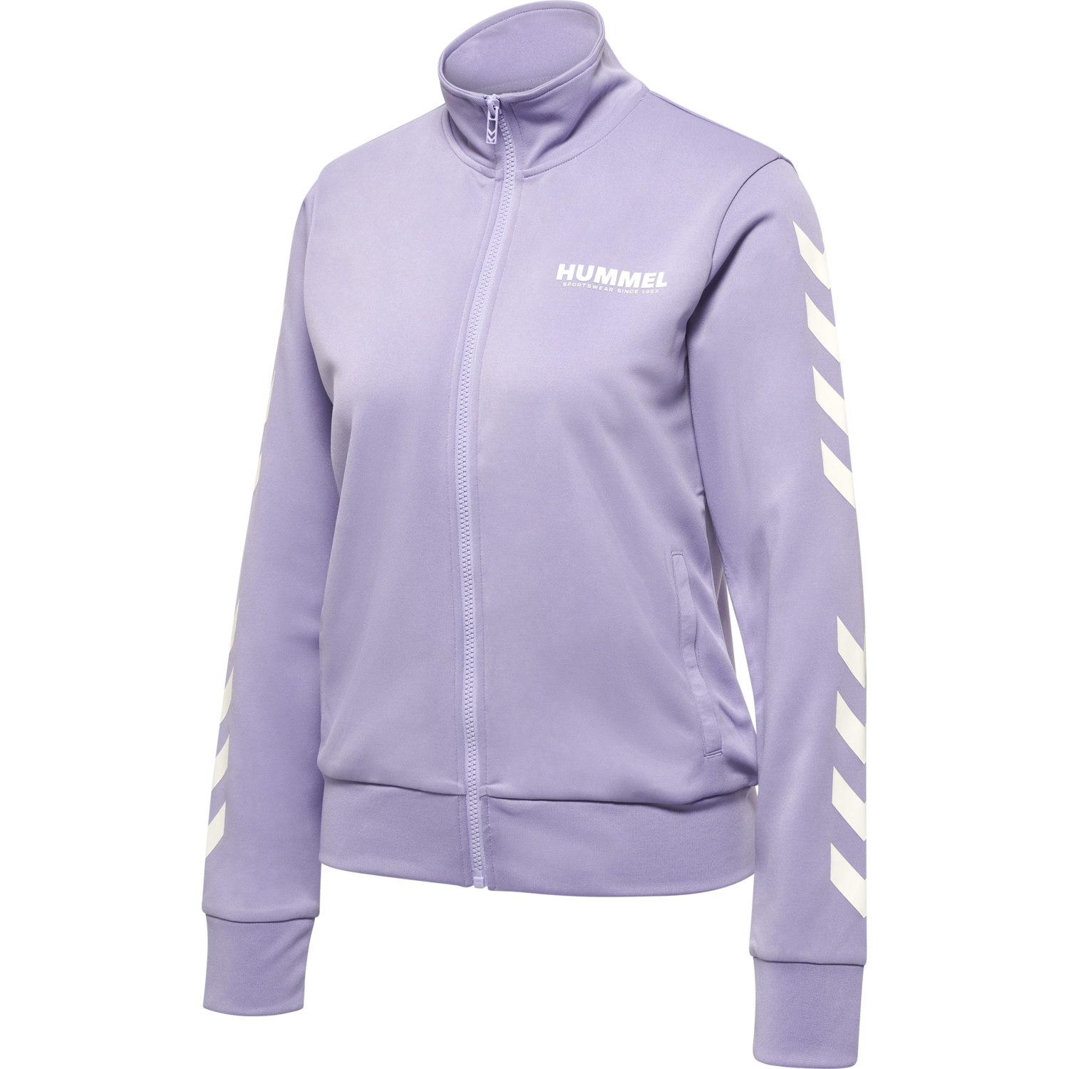 hmlLEGACY POLY WOMAN ZIP JACKET, HEIRLOOM LILAC, packshot