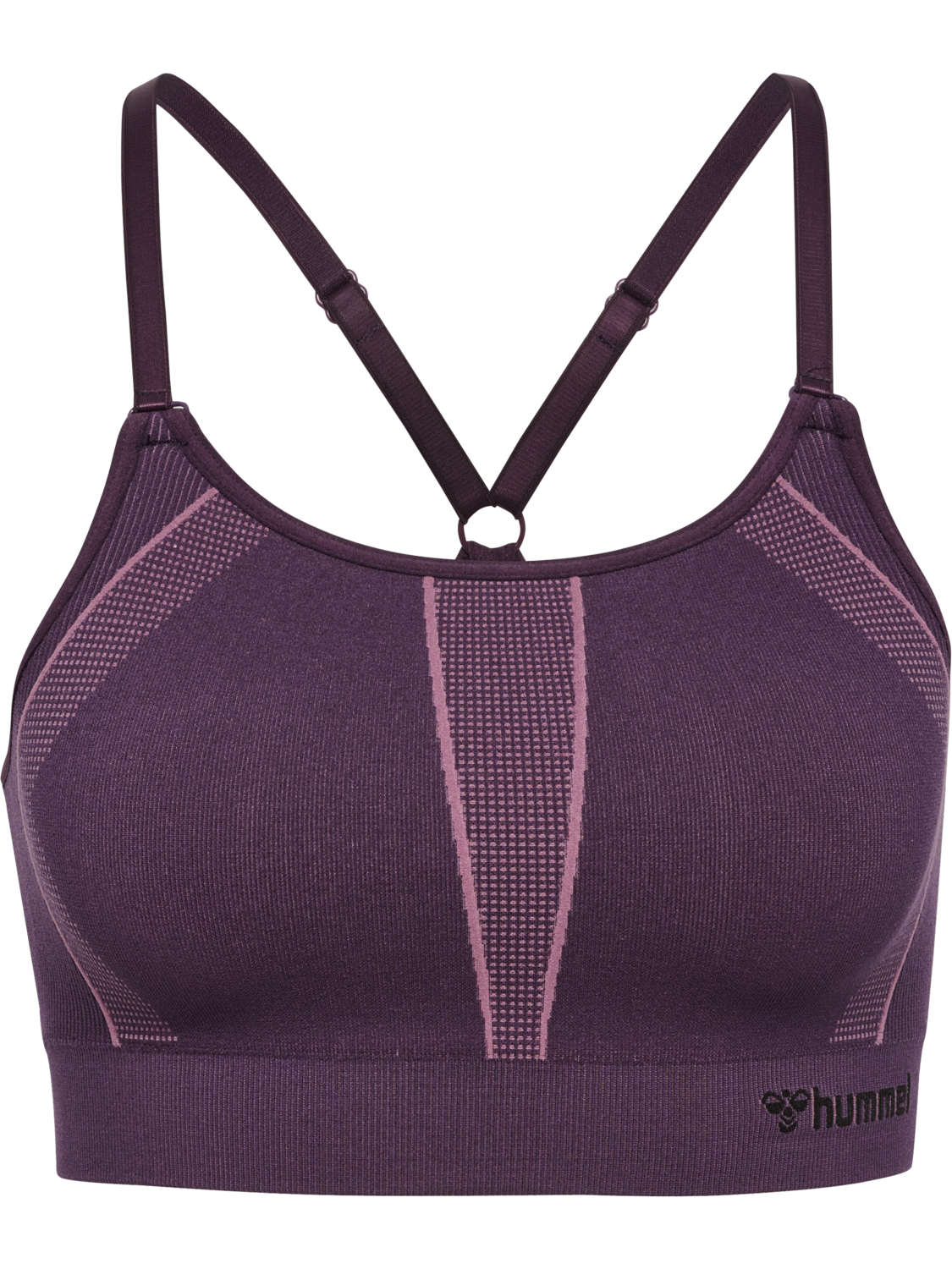 hmlMT POWER SEAMLESS SPORTS BRA, PLUM PERFECT, packshot
