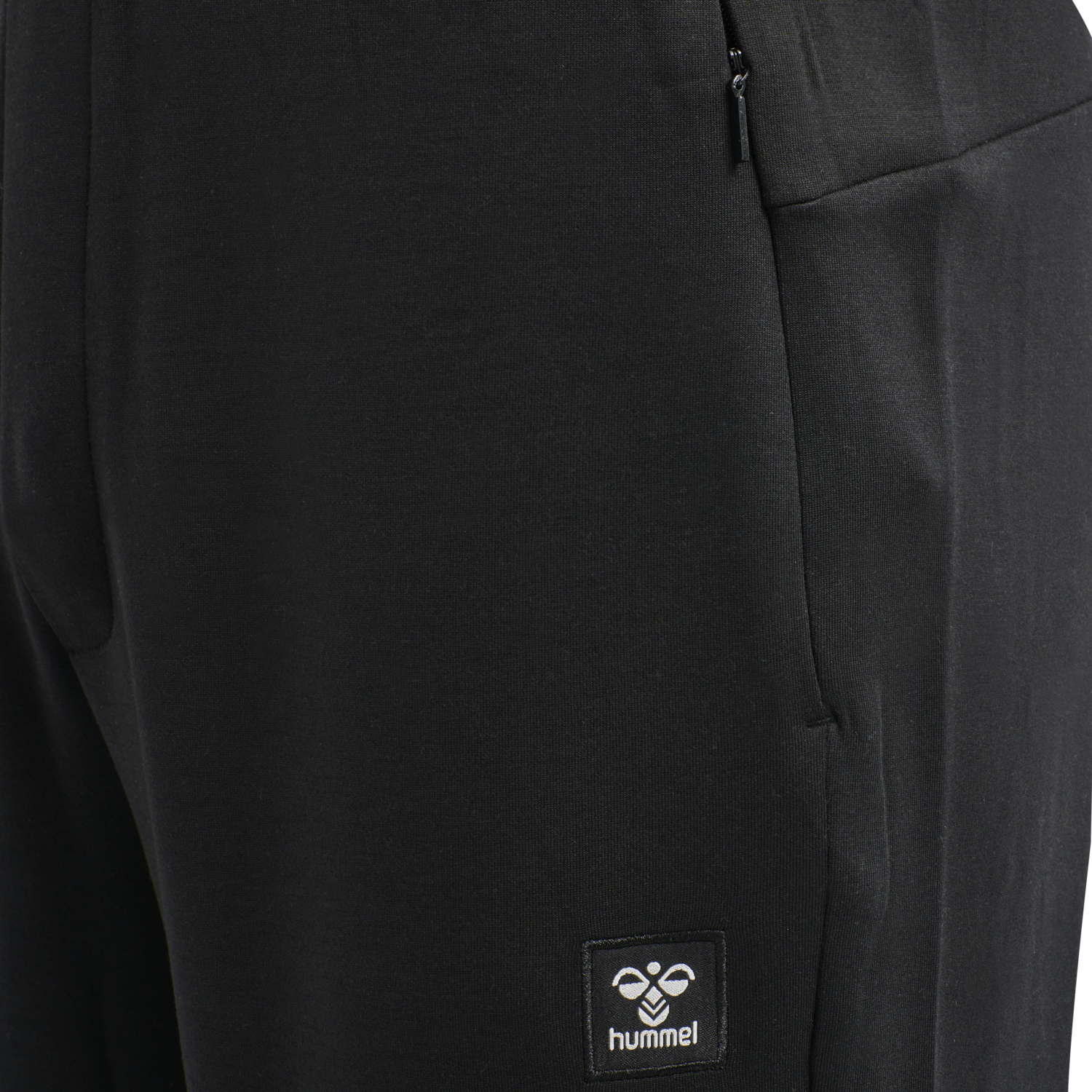 hmlTROPPER TAPERED PANTS, BLACK, packshot