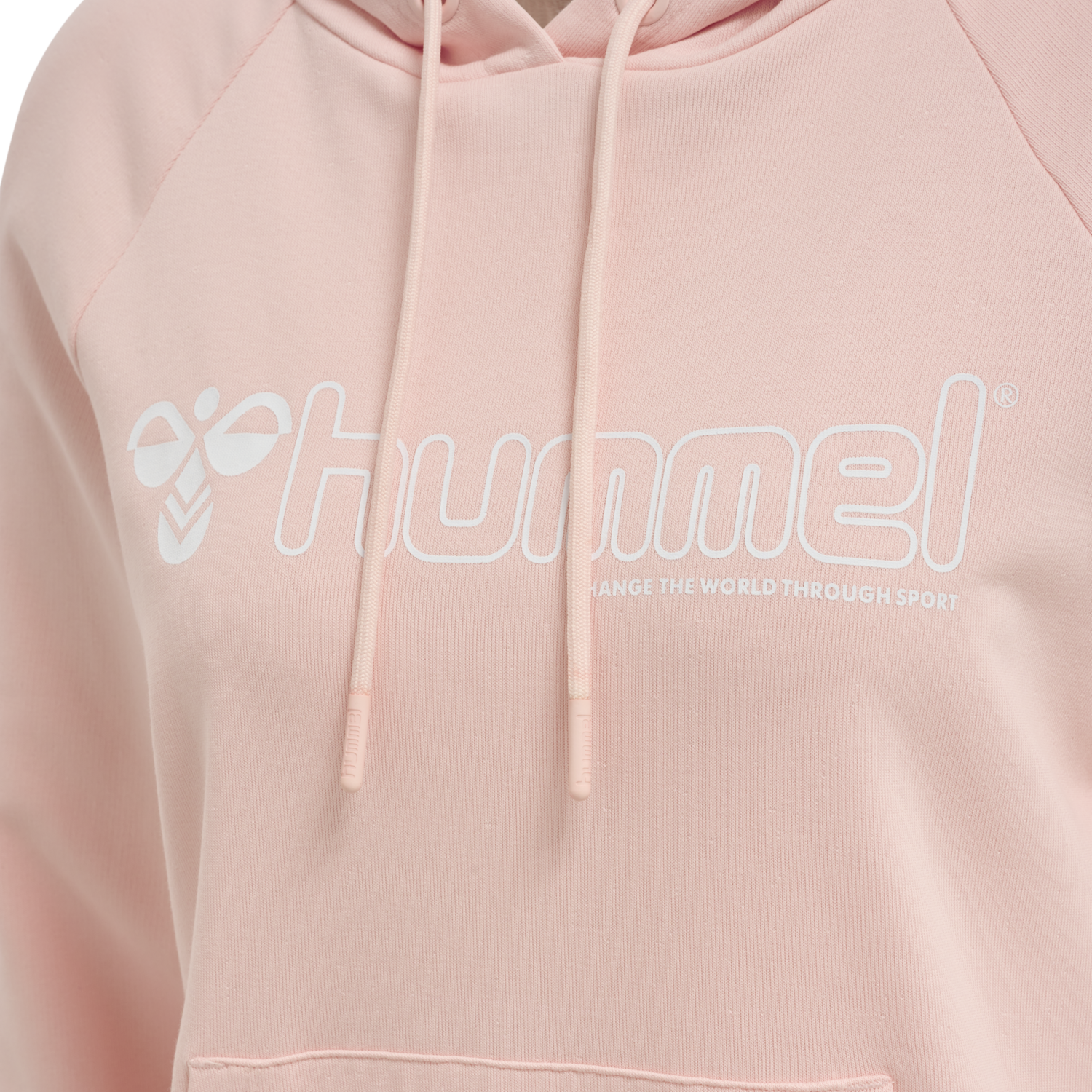 hmlNONI 2.0 HOODIE, CHALK PINK, packshot