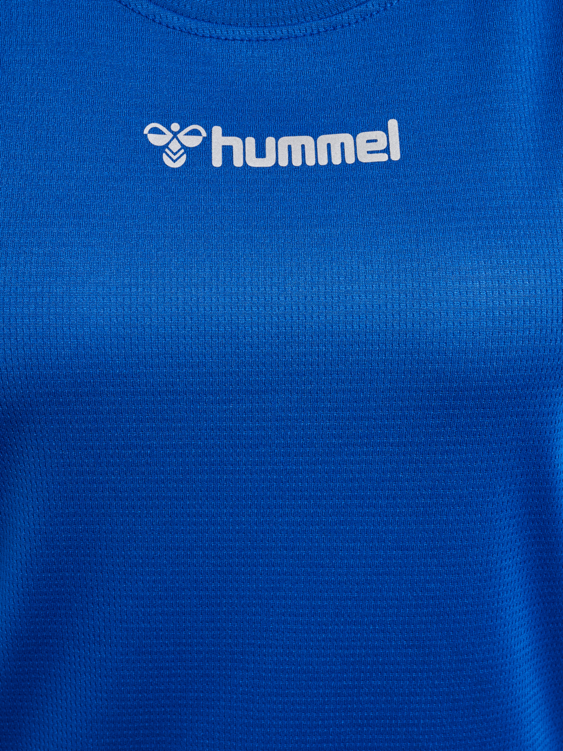hmlRUN SINGLET S/L WOMAN, TRUE BLUE, packshot