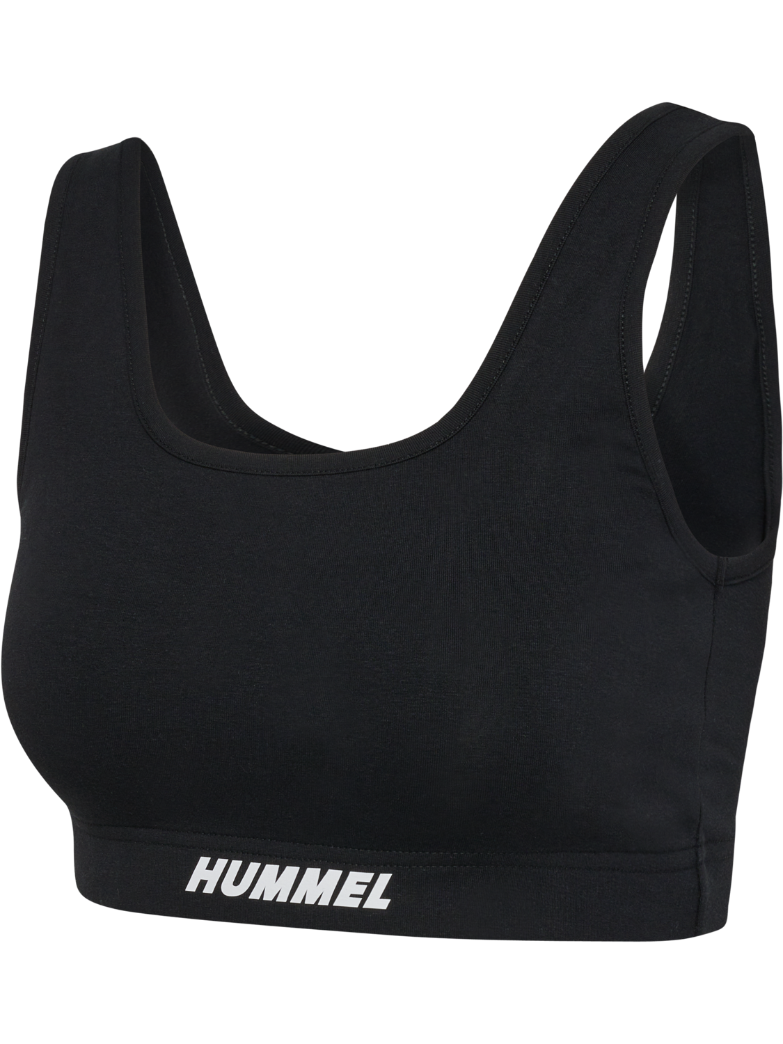 hmlELEMENTAL COTTON SPORTS TOP, BLACK, packshot