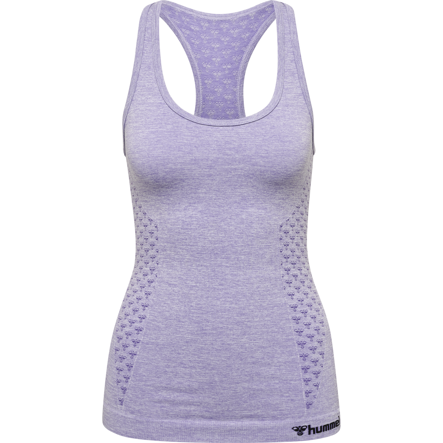 hmlCI SEAMLESS TOP, LAVENDER MELANGE, packshot