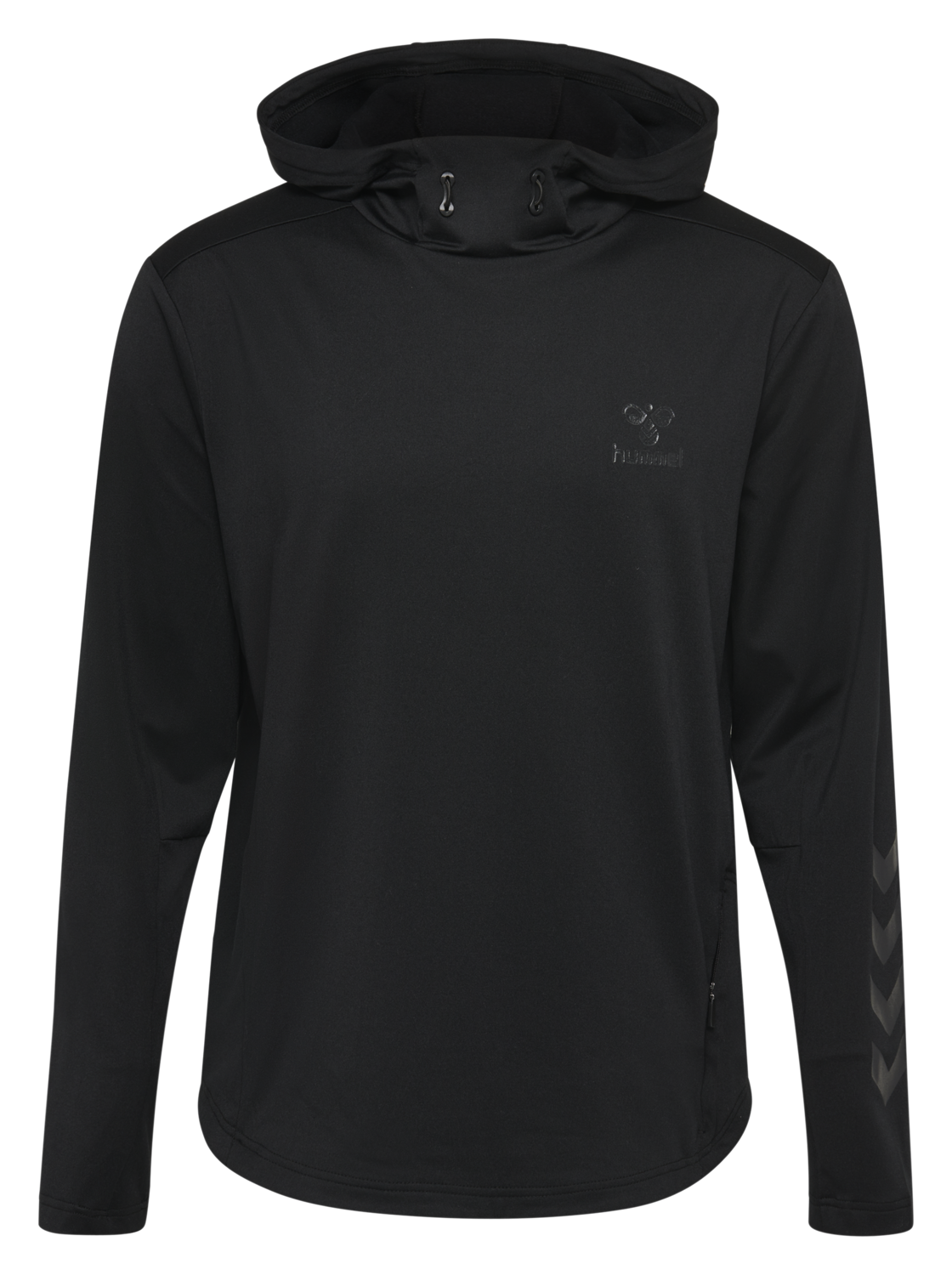hmlASTON HOODIE, BLACK, packshot