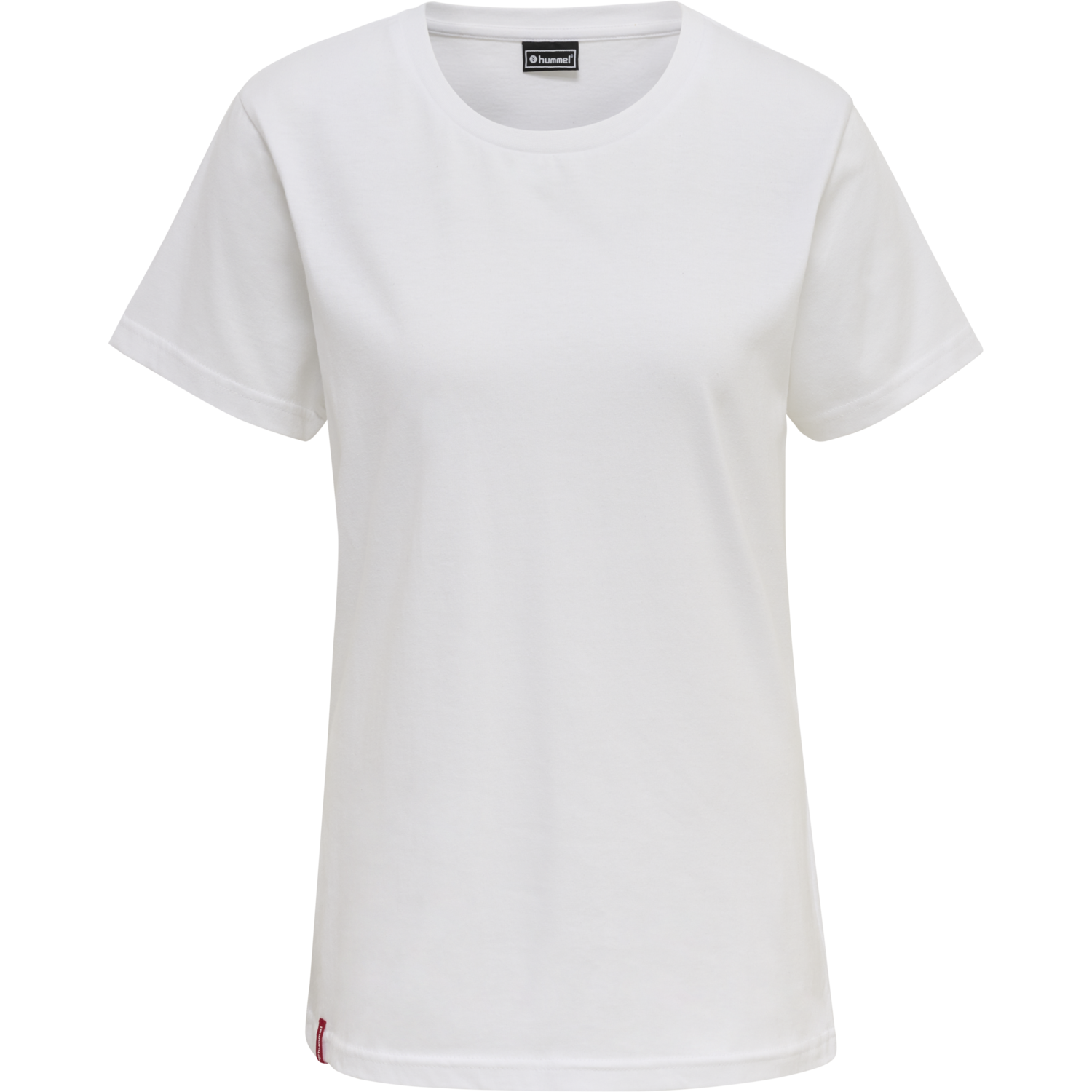 hmlRED BASIC T-SHIRT S/S WOMAN, WHITE, packshot